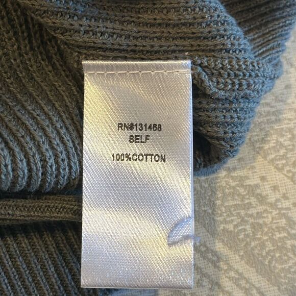 Fate Women’s Distressed Olive Green & Black Tie Dye Sweater - Size S - Picture 5 of 7